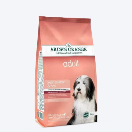 Arden Grange Adult Dry Dog Food - Fresh Salmon & Rice - (All Breeds)