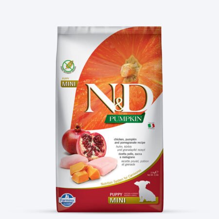Farmina N&D Pumpkin Chicken & Pomegranate Grain Free Mini Breed Dry Food For Puppy
