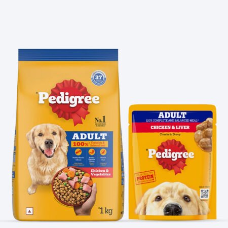 Pedigree Best Of Both Combo For Adult Dogs - Pack of 2