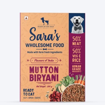 Sara's Wholesome Food Mutton Biryani - Flavours of India - 300 g
