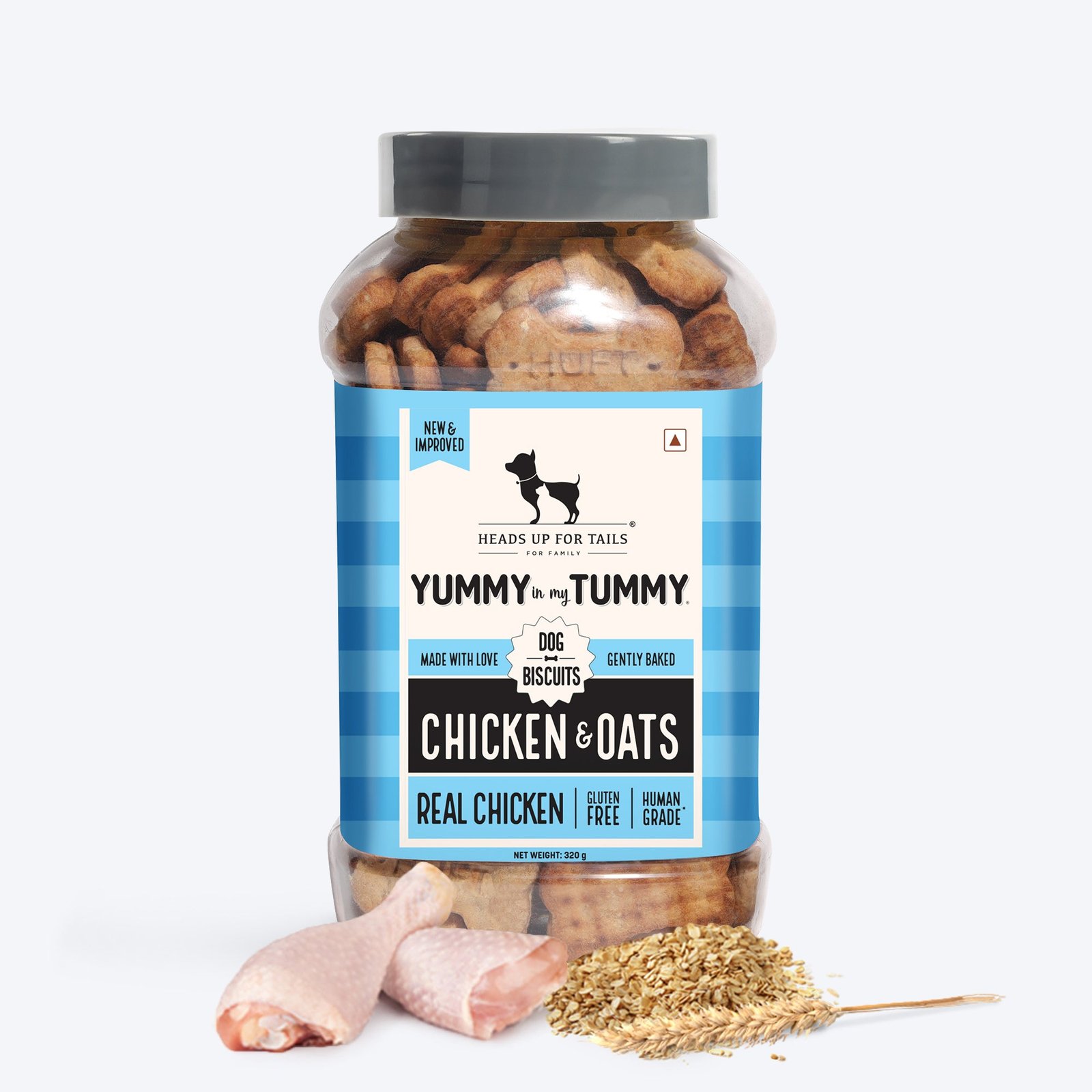 HUFT Yummy In My Tummy Chicken & Oats Gluten-Free Biscuits