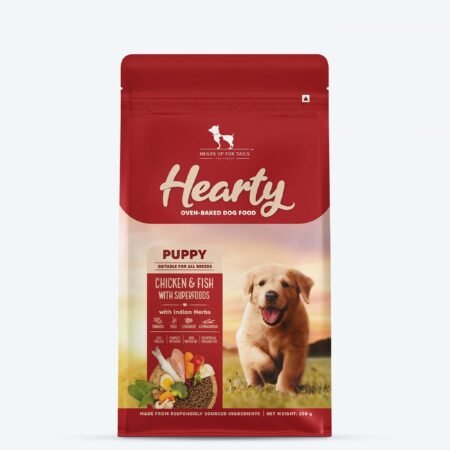 Hearty Oven-Baked Puppy Food Chicken & Fish with Superfoods - 250 gm (Best Before July'26)