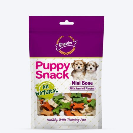 Gnawlers Chicken Snack Mini Bone Treat For Puppy - 250 g