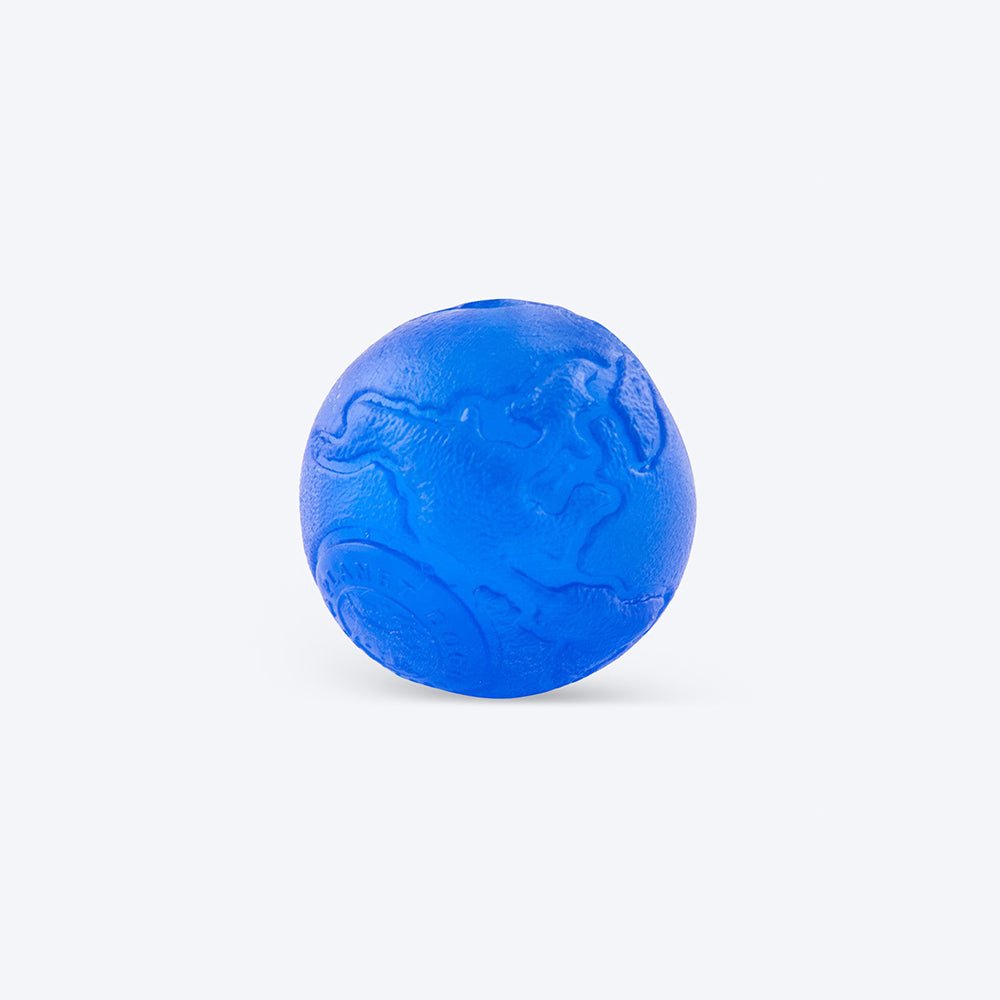Petstages Orbee-Tuff Planet Treat Dispensing Ball Interactive Dog Toy - Royal Blue - M