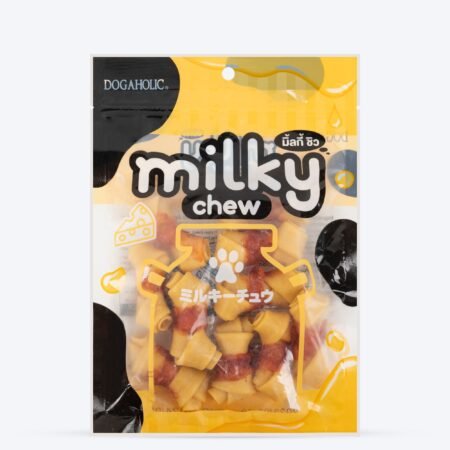 Dogaholic Milky Chew Cheese & Chicken Bone - 10 Pcs - 150 g