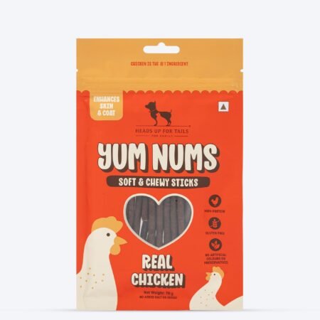 HUFT Yum Nums Soft & Chewy Sticks Real Chicken Treat For Dogs