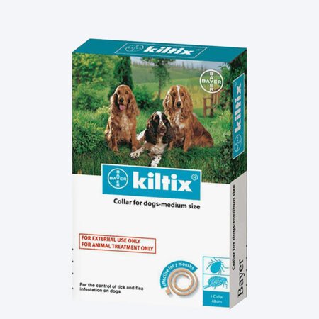 Bayer Kiltix Tick & Flea Collar for Small & Medium Dogs – 7-Month Protection