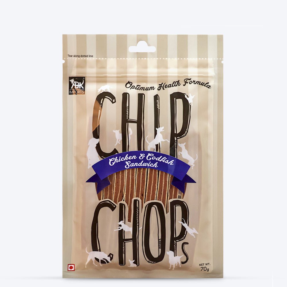 Chip Chops Chicken & Codfish Sandwich Treats For Dog