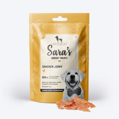 Sara's Chicken Jerky Dog Treats Human-Grade Grain-Free 70g