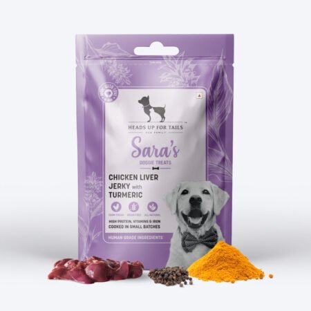 Sara's Chicken Liver Jerky with Turmeric Dog Treats 70g