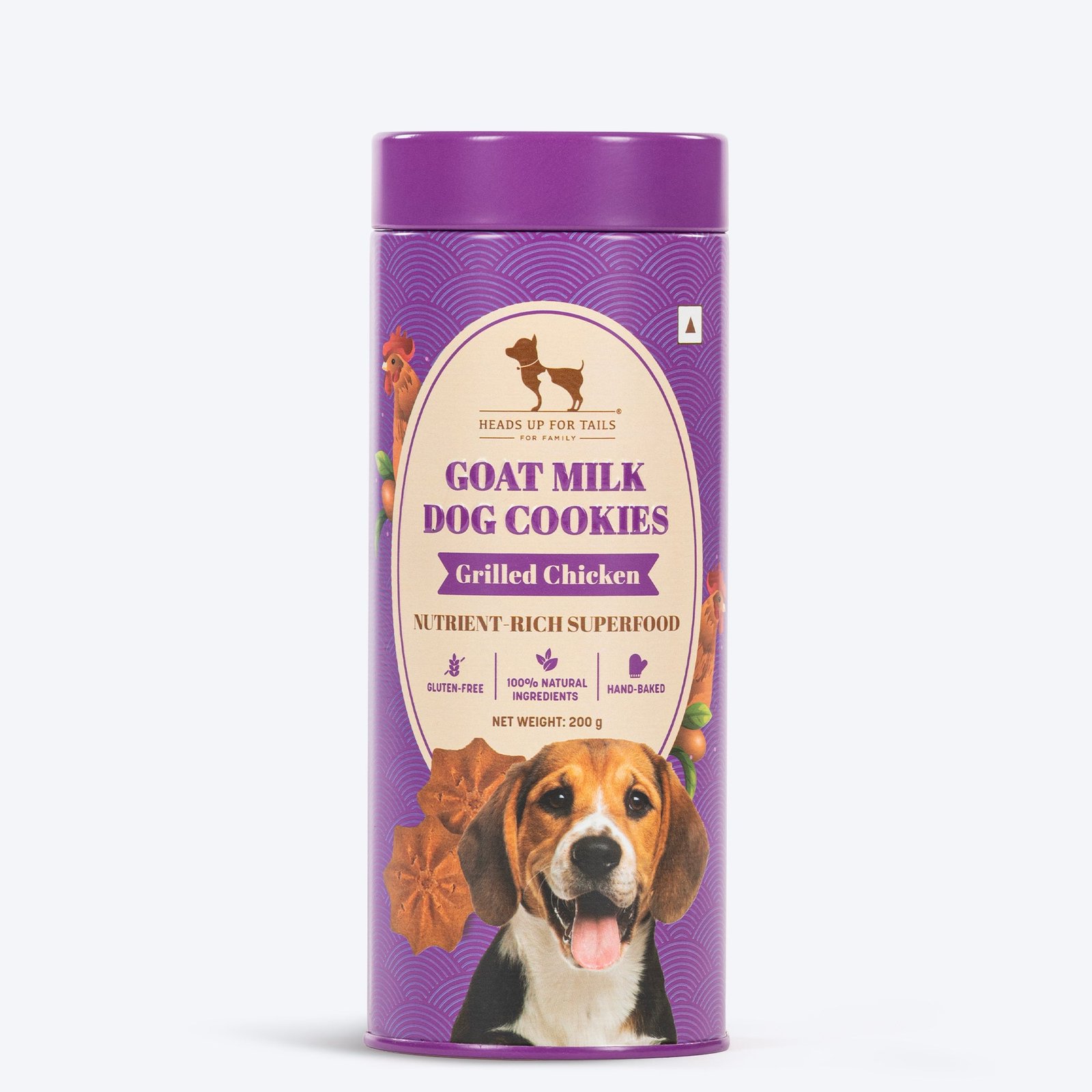 HUFT Goat Milk Dog Cookies - Grilled Chicken - 200 g