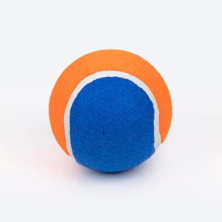 HUFT Fetch Play Pack Tennis Ball For Dog - Orange & Navy Blue
