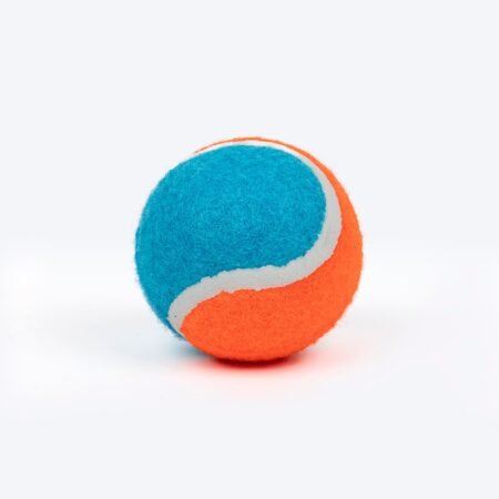 HUFT Fetch Play Pack Tennis Balls For Dog - Orange & Blue - Set Of 2