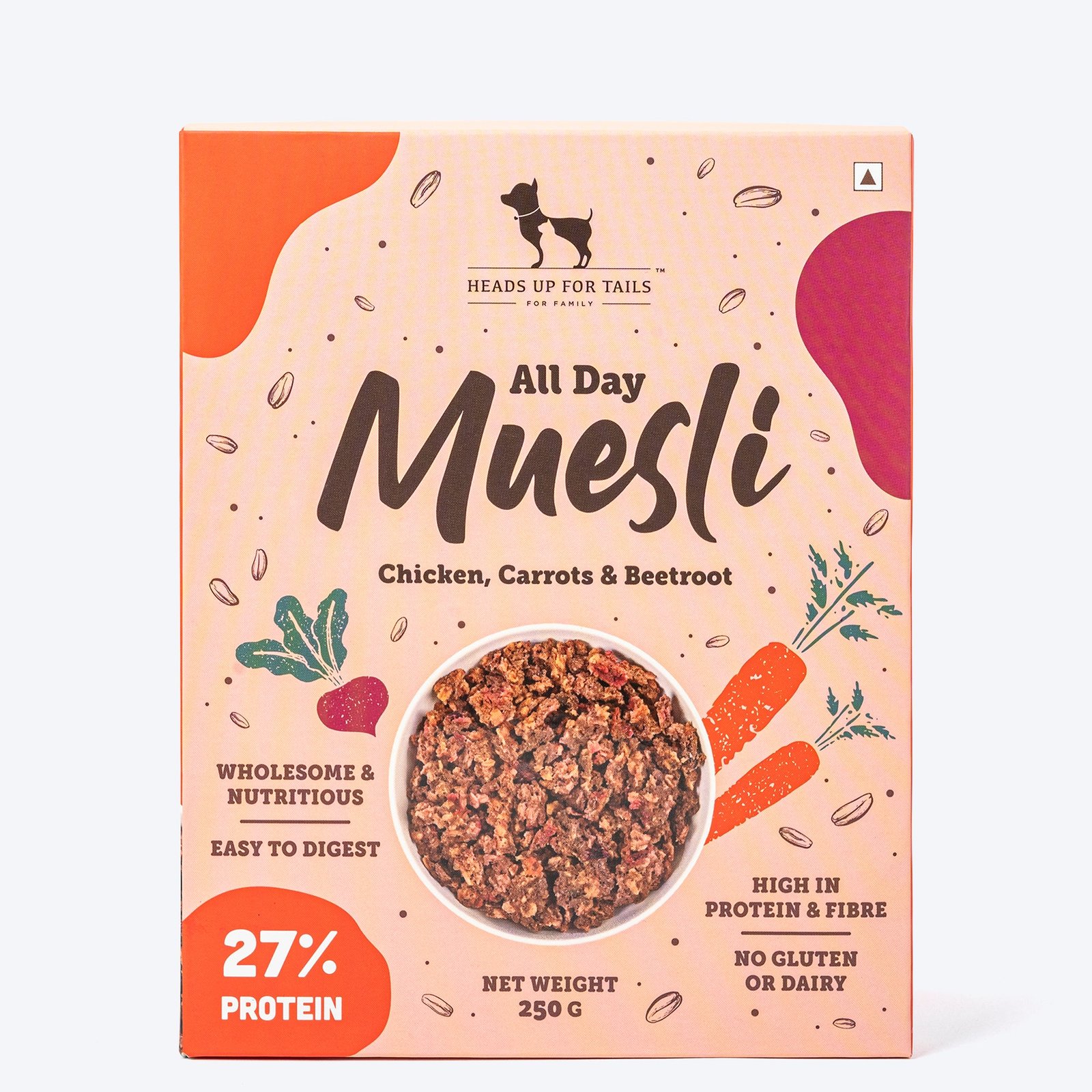 HUFT All Day Muesli with Chicken, Carrots and Beetroot Doggie Treats - 250 g