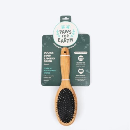 Paws For Earth Bamboo Double Sided Brush For Dogs