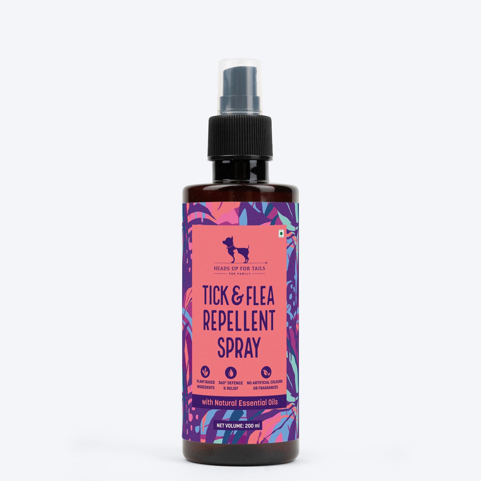 HUFT Organic Anti-Tick and Flea Spray for Dog - 200 ml