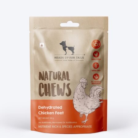 HUFT Natural Chews - Dehydrated Chicken Feet - 80 g - 8 Pcs