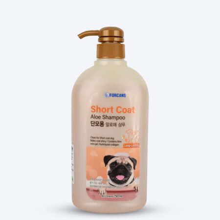 Forcans Short Coat Aloe Shampoo For Dog