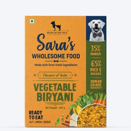 Sara's Wholesome Vegetable Biryani Wet Dog Food Vegetarian