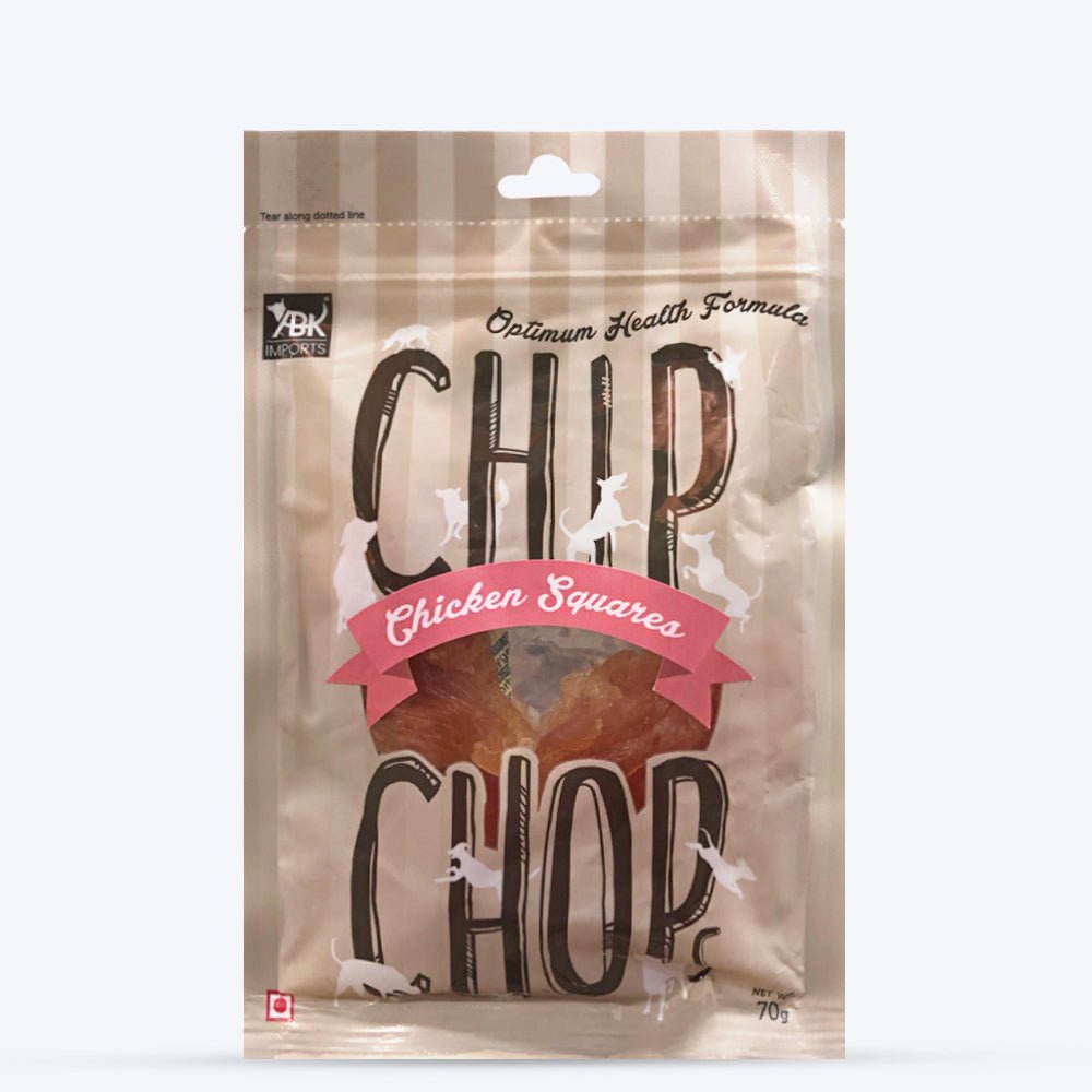 Chip Chops Chicken Square Treats For Dog - 70 g