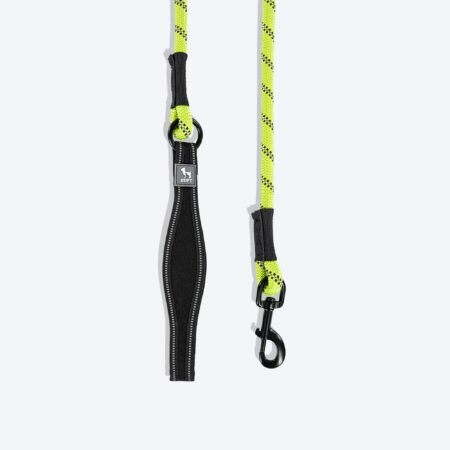 HUFT Rope Leash For Dog - Neon Green - 4 ft