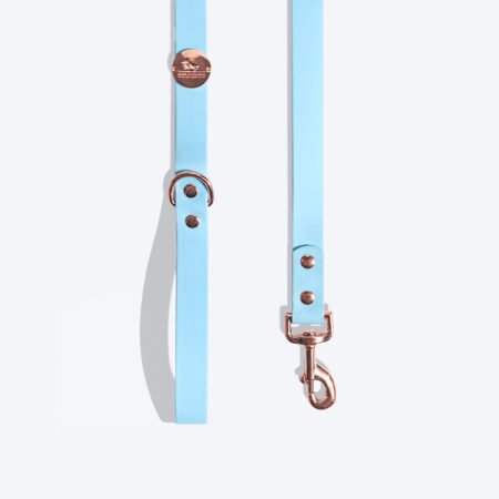 HUFT Pastel Pawprint Rain Friendly Dog Leash - Blue - 1.2 m