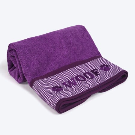 HUFT Microfibre Towel for Dogs - Mauve