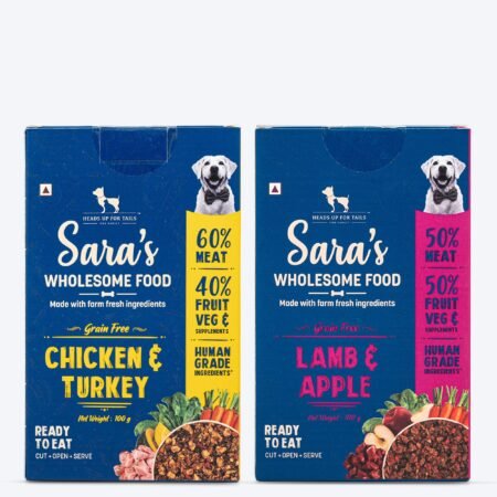 Sara's Wholesome Grain-Free Dog Food Combo - 2x100 gm