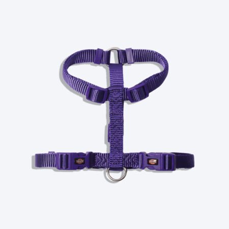 Trixie Premium Nylon H-Harness For Dogs - Violet