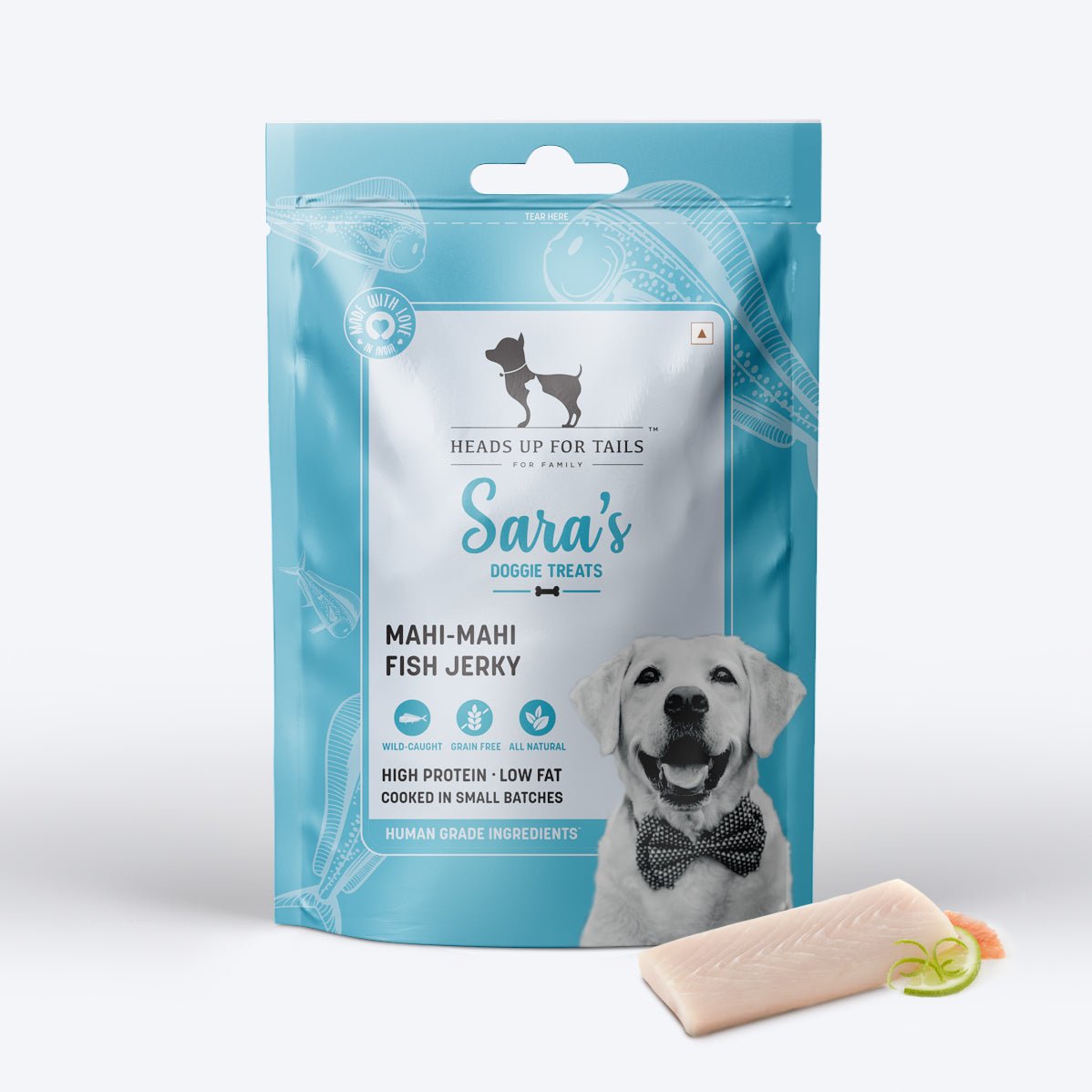 Sara's Mahi Mahi Fish Dog Treats Single-Ingredient 70g