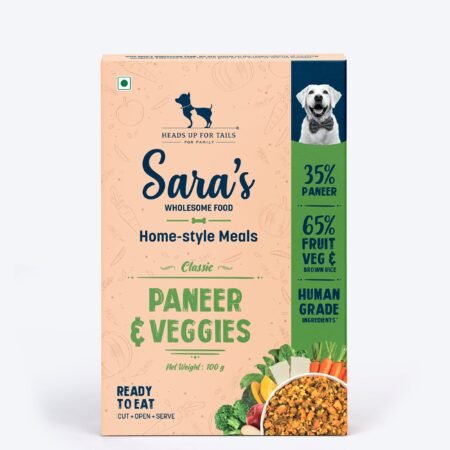 Sara's Wholesome Paneer & Veggies Vegetarian Dog Food