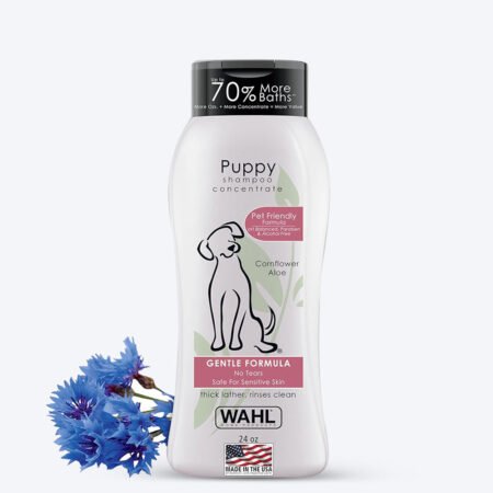 Wahl Dog Shampoo Puppy Shampoo - Cornflower Aloe - 709 ml Online in India