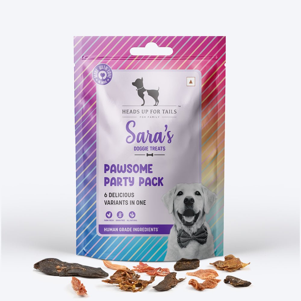 Sara's Doggie Treats Pawsome Party Pack Human-Grade 200g