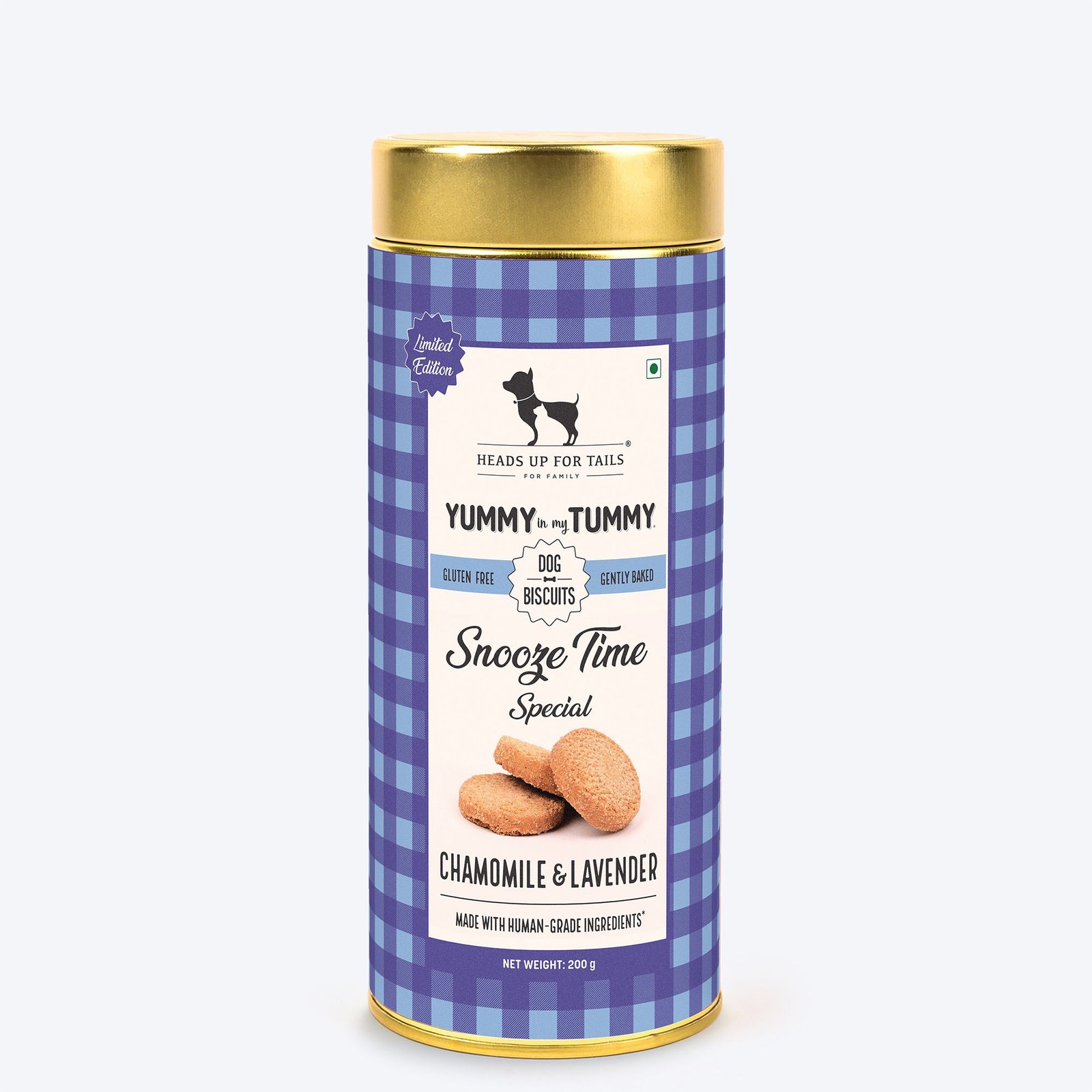 HUFT Yummy In My Tummy Chamomile & Lavender Biscuits 200g (Best Before July'26)