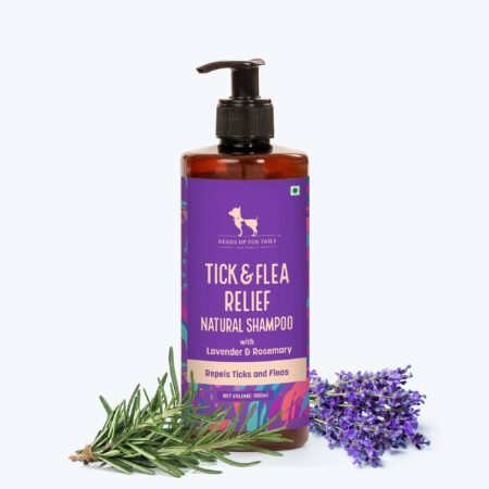 HUFT Natural Tick & Flea Repellent Shampoo For Dog - 500 ml (Best Before July'26)