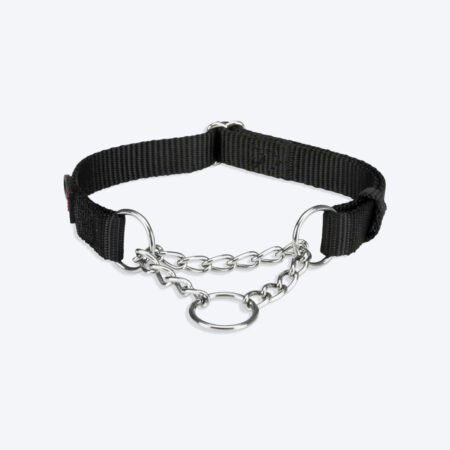 Trixie Premium Stop-The-Pull Dog Collar - Jet Black