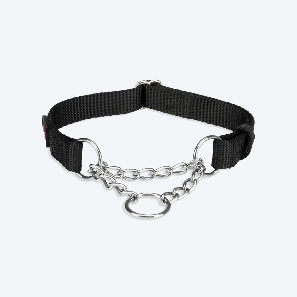 Trixie Premium Stop-The-Pull Dog Collar - Jet Black