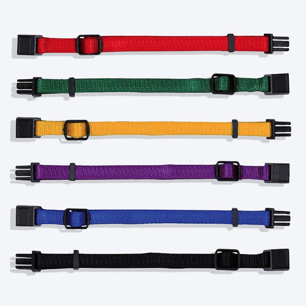 Trixie Puppy Collars Dark Colours - Set of 6