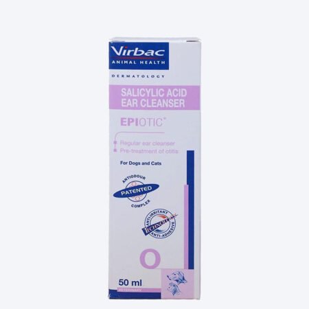 Virbac Epiotic Ear Cleanser for Dog & Cat - 50 ml