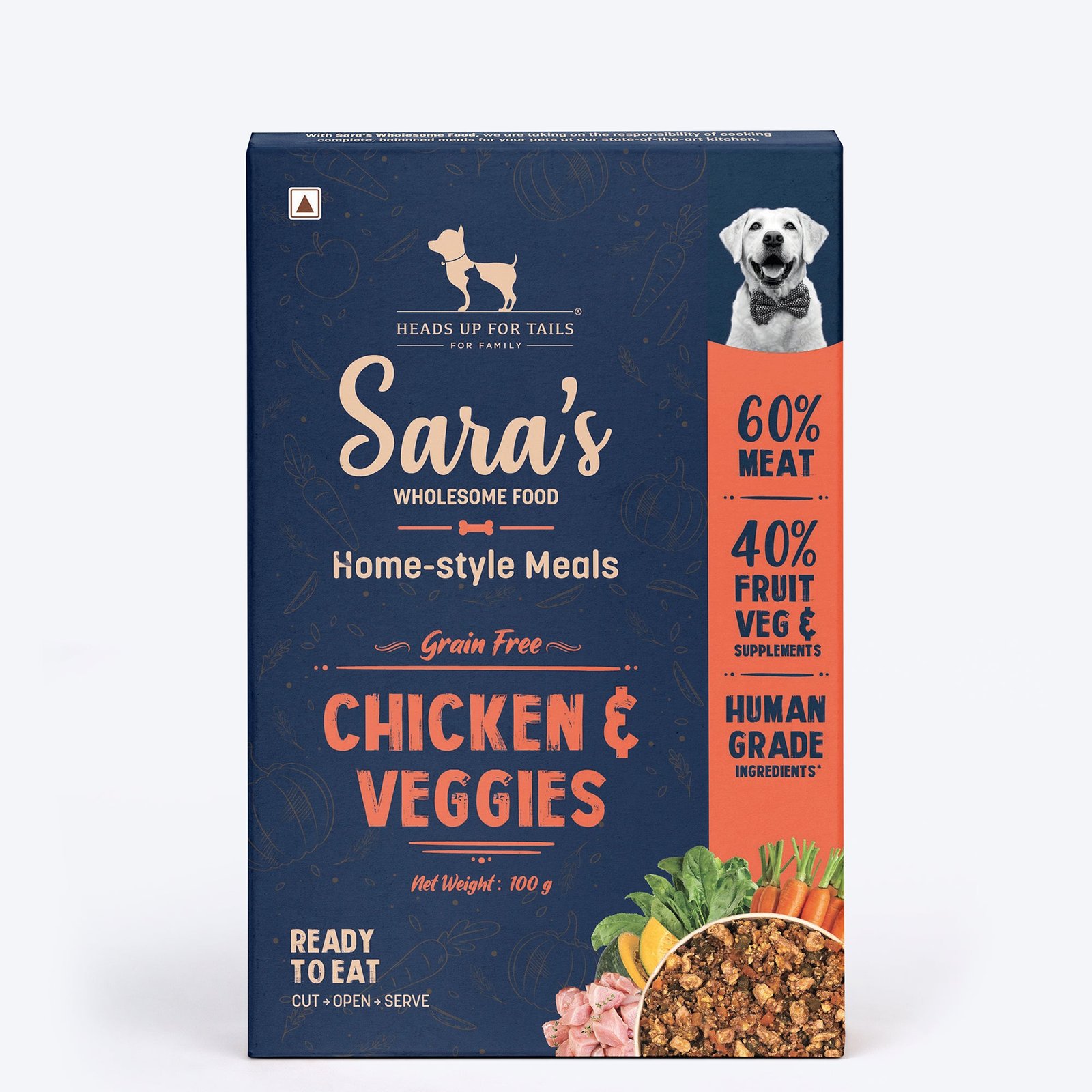 Sara's Wholesome Grain-Free Chicken & Veggies Dog Food