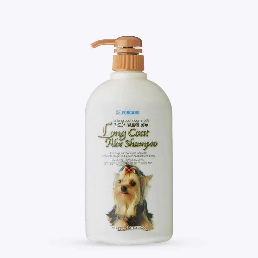 Forcans Long Coat Aloe Shampoo For Dog