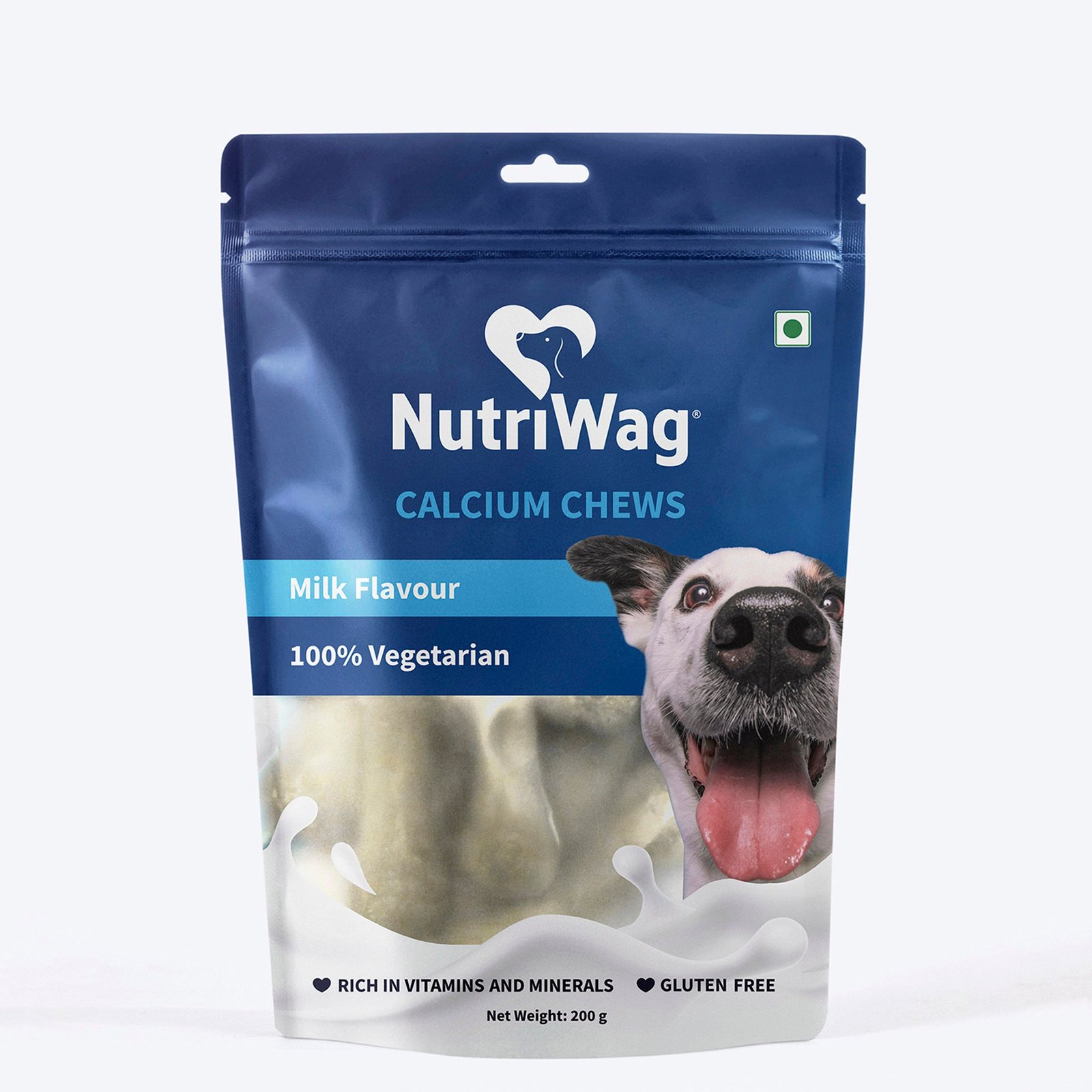 NutriWag Milk Calcium Chew Bones Treats For Dog