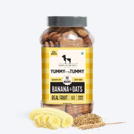 HUFT Yummy In My Tummy Banana & Oats Gluten-Free Biscuits - (Best Before August'26)