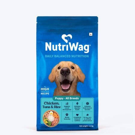 NutriWag Chicken, Tuna & Rice Dry Food For Puppy