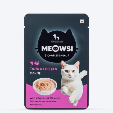 Meowsi Tuna & Chicken Mousse Wet Cat Food Grain-Free 80g