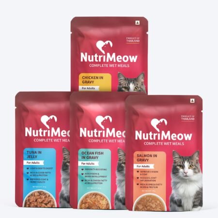 NutriMeow Adult Cat Food Trial Pack of 4 (80 gm each)