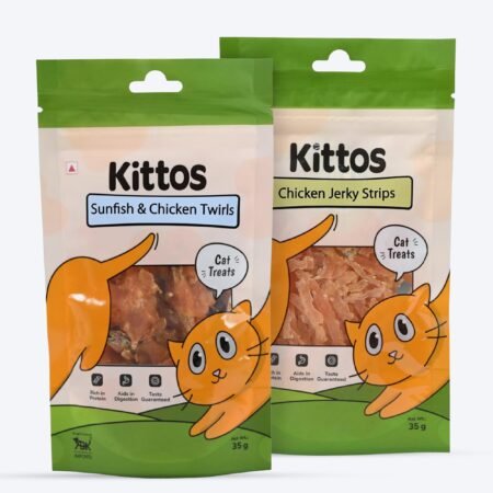 Kittos Purr-fect Cluckin Bites - Chicken Cat Treats Combo