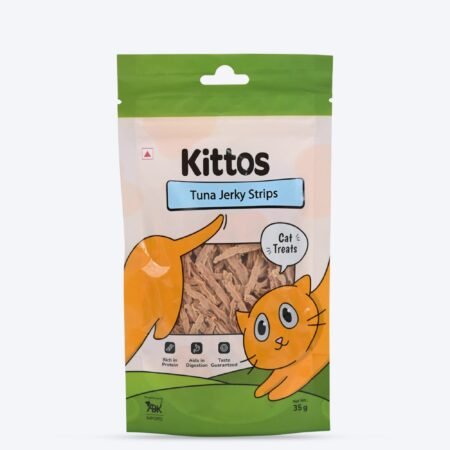 Kittos Purr-Fect Tuna Jerky Strips Cat Treats - 35 g