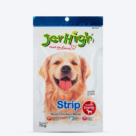 JerHigh Strip Dog Treats with Real Chicken Meat - 70 g