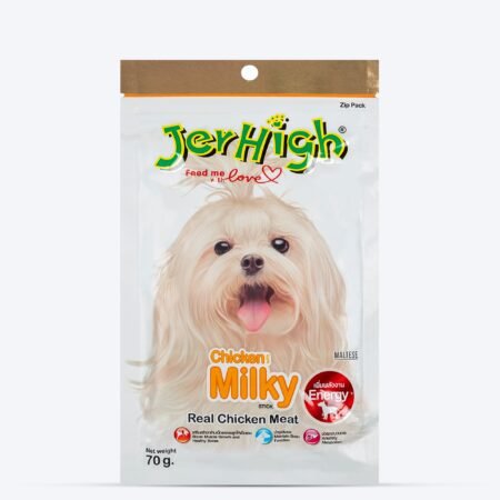 JerHigh Milky Dog Treats with Real Chicken Meat
